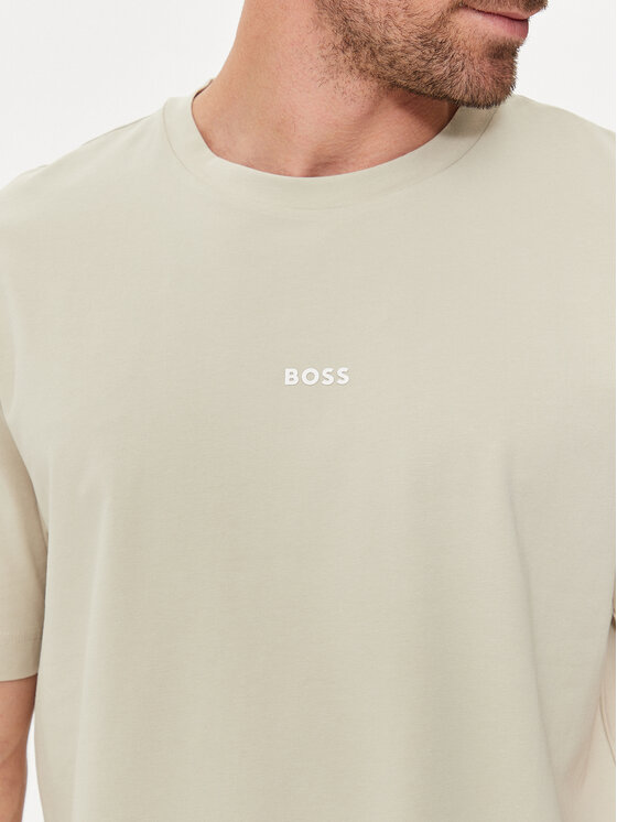 BOSS Boss Tricou Tchup 50473278 Bej Relaxed Fit