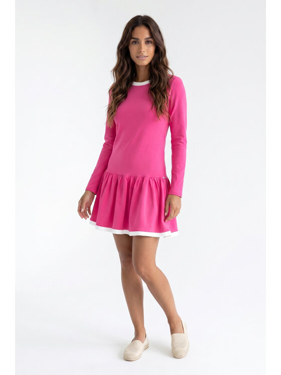 FIGL FIGL Sukienka codzienna M1379 Fioletowy jasny Straight Fit