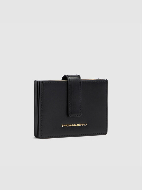 Piquadro Piquadro Etui na karty kredytowe 13674 Czarny