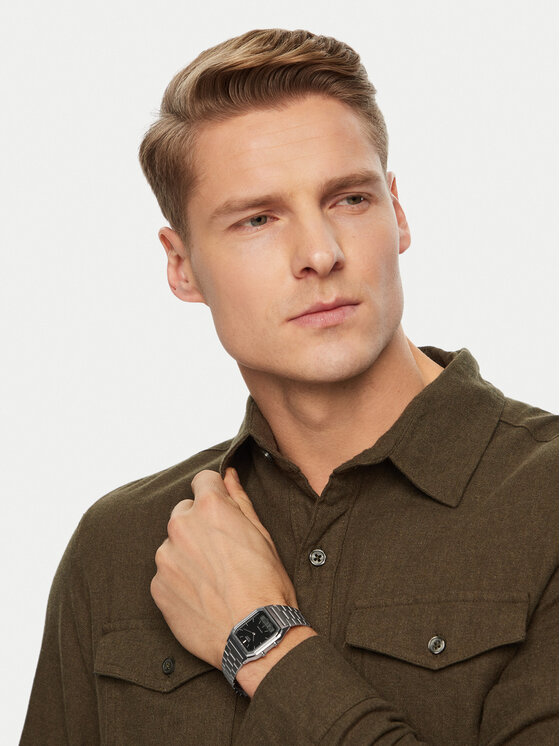 Casio Casio Hodinky AQ-230A-1DMQYES Strieborná