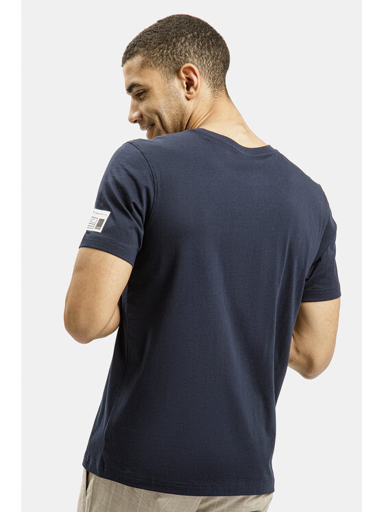 Cross Jeans Cross Jeans T-Shirt 16063-001 Granatowy Regular Fit