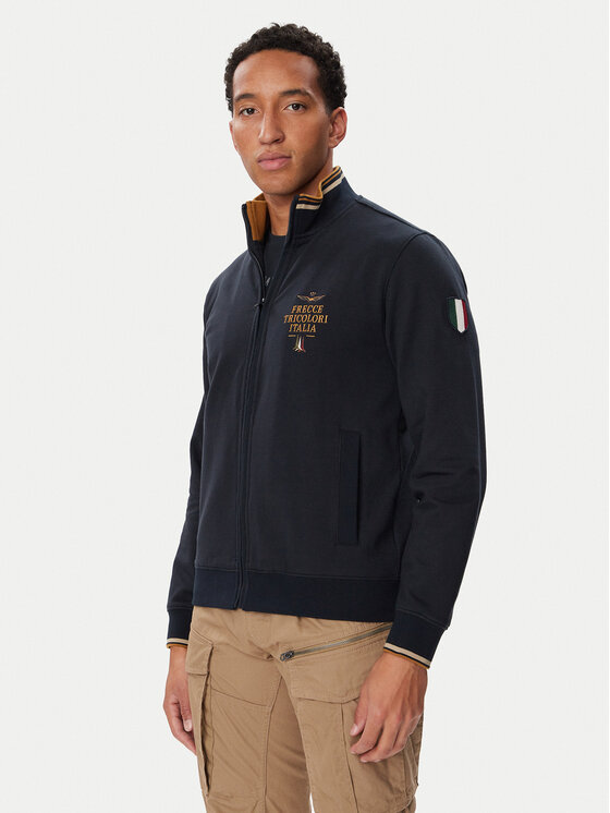 Aeronautica Militare Aeronautica Militare Mikina 262FE2135UF00662 Tmavomodrá Regular Fit