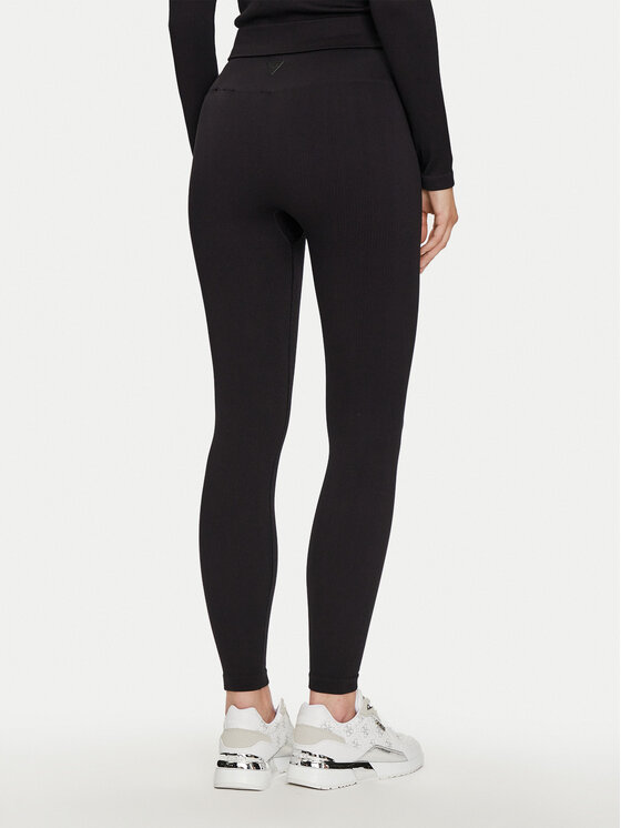 Guess Guess Leggings V4YB00 Z3F90 Crna Slim Fit