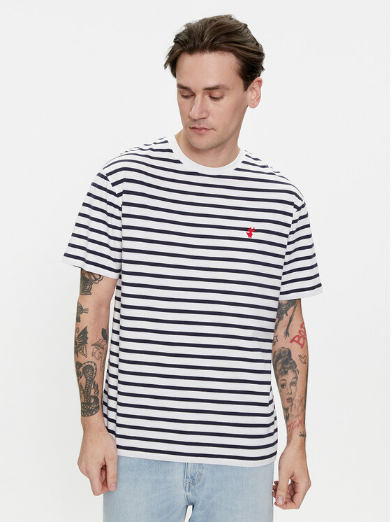 T-Shirt Save The Duck, Velikost:M, Barva: Tmavomodrá, Maddox DT1743M-BESY18