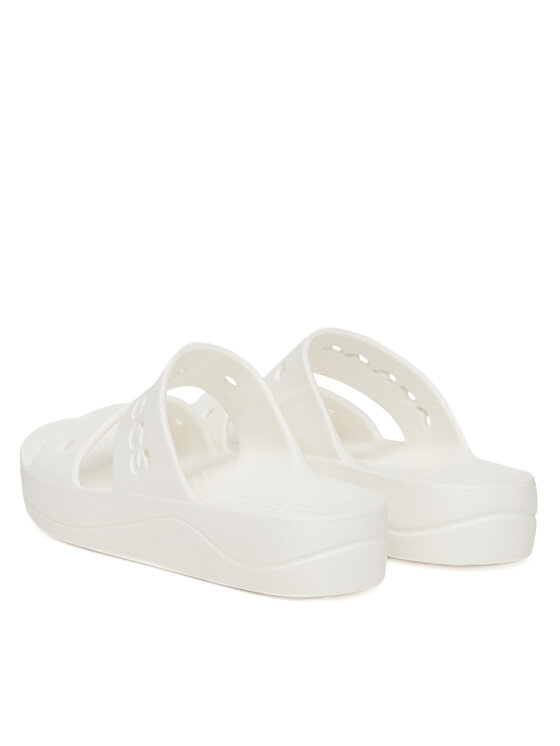 Crocs Crocs Natikače BAYA PLATFORM SANDAL 208188-100 Bijela