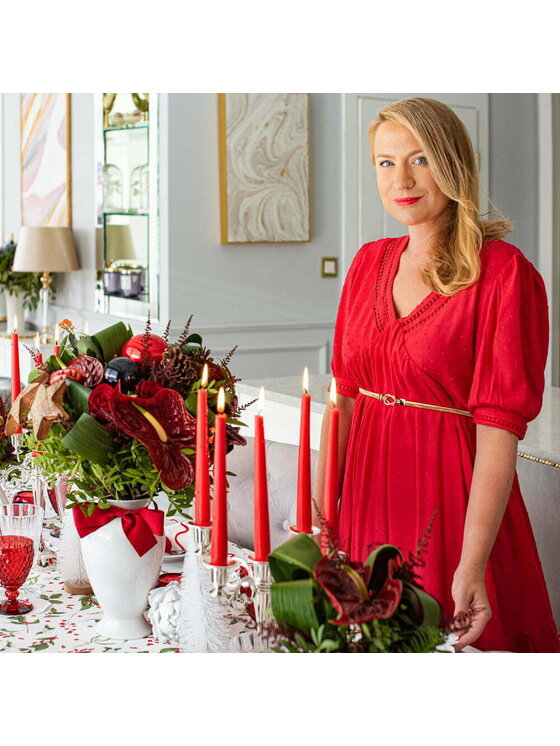 Roseberry Home Roseberry Home Obrus Very Merry Christmas Zielony