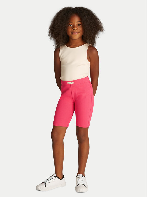 Calvin Klein Jeans Calvin Klein Jeans Biciklističke hlače IG0IG02885 Ružičasta Slim Fit