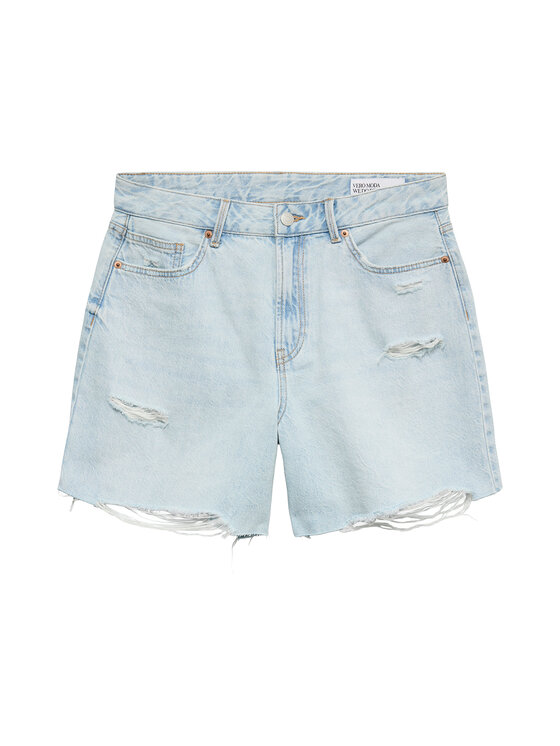 Vero Moda Vero Moda Дънкови шорти Donna 10342100 Светлосин Regular Fit