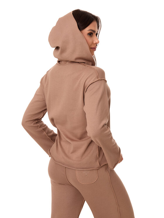 MANDRAGORA MANDRAGORA Bluza Comfy Beżowy Over Fit