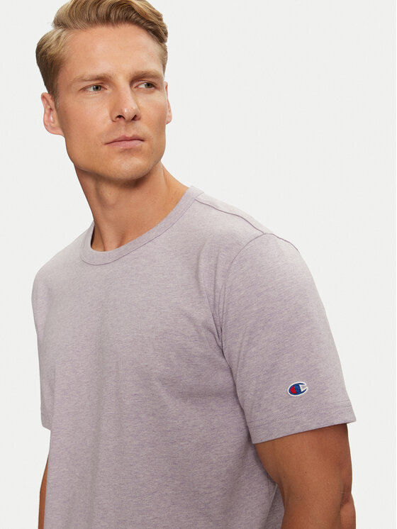 Champion Champion Тишърт 218802 Виолетов Regular Fit