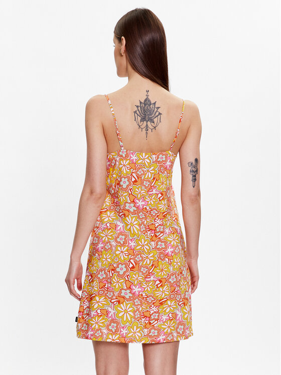 Vans Vans Φόρεμα καλοκαιρινό Resort Floral VN00046N Πορτοκαλί Regular Fit