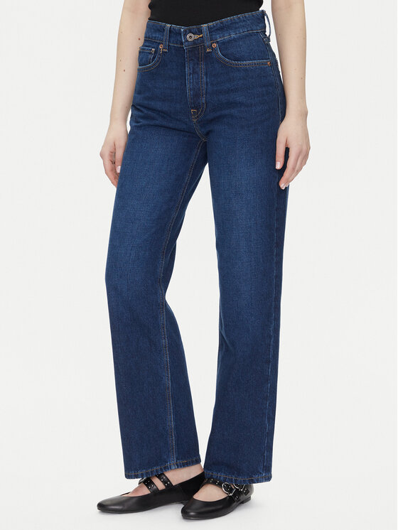Pepe Jeans Pepe Jeans Jeansy Robyn PL204901 Modrá Straight Fit