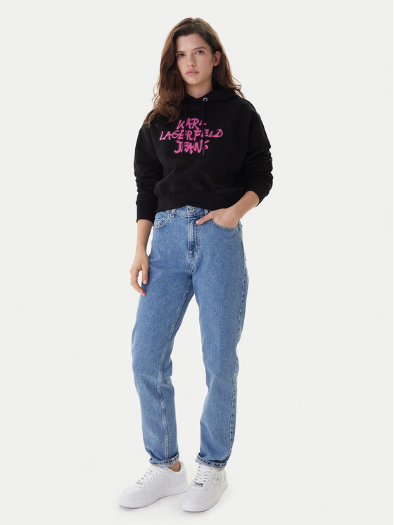 Karl Lagerfeld Jeans Karl Lagerfeld Jeans Blugi B1W10076 Albastru Mom Fit