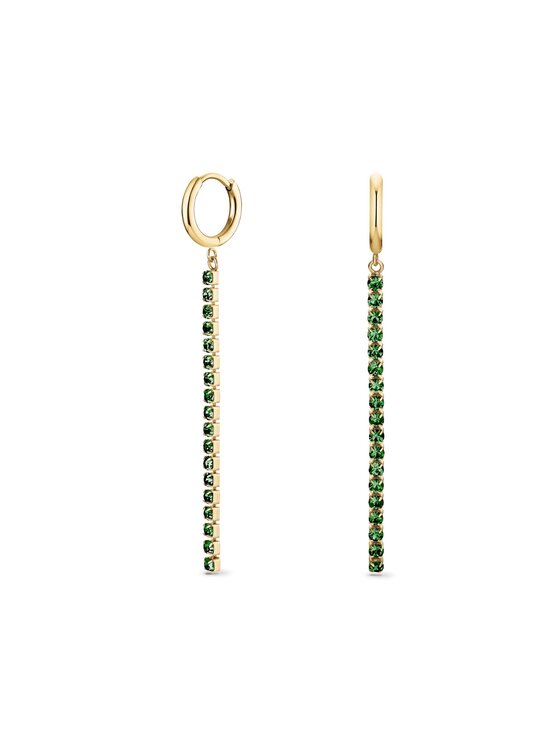 Rosefield Rosefield Kolczyki Gems Color Meaning Zielony