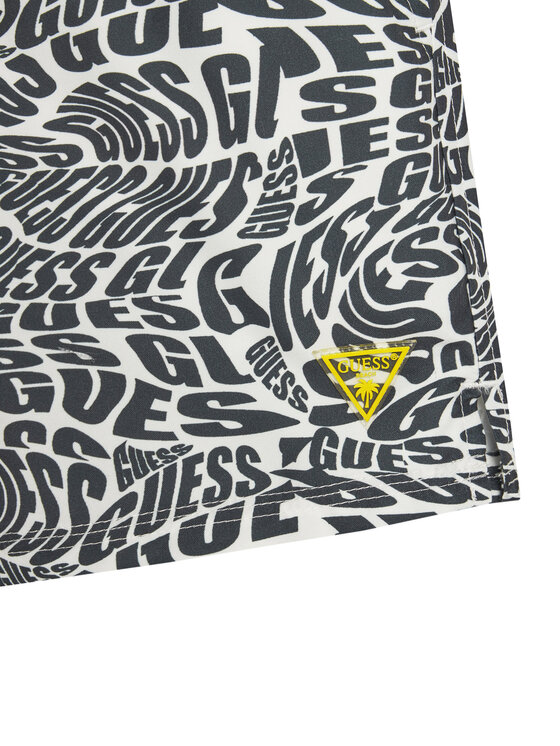 Guess Guess Plavecké šortky L5GZ01 WG2D2 Černá Regular Fit