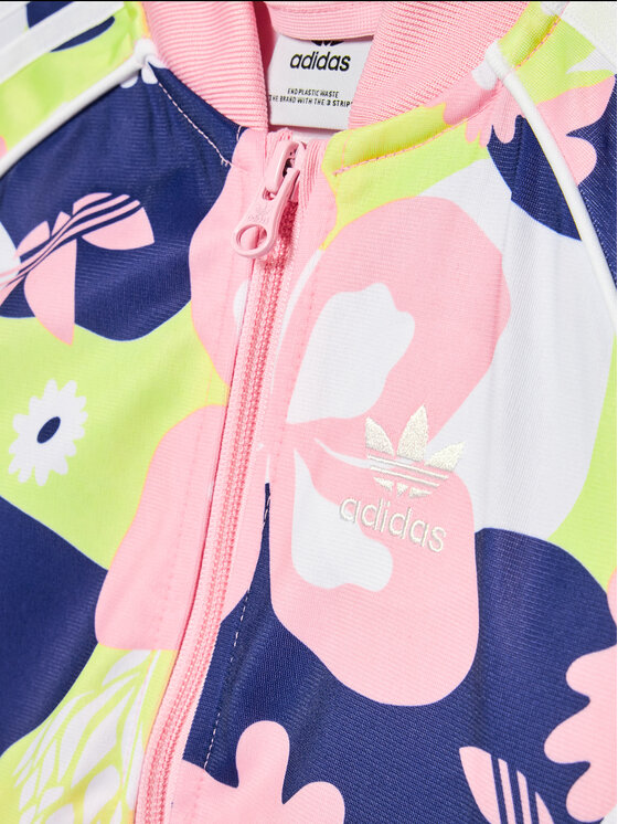 adidas adidas Trenirka Flower Print HC4606 Pisana Regular Fit