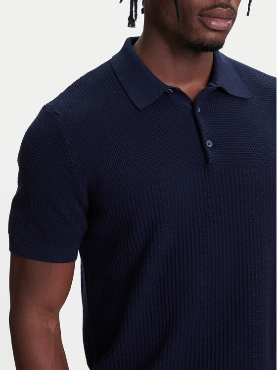 United Colors Of Benetton United Colors Of Benetton Polo 1198U301H Granatowy Regular Fit
