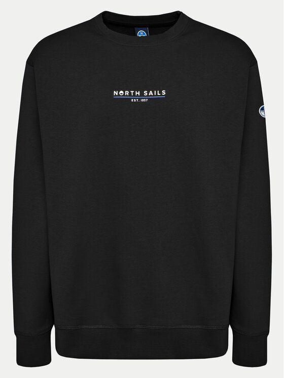 North Sails North Sails Μπλούζα 691226 Μαύρο Comfort Fit