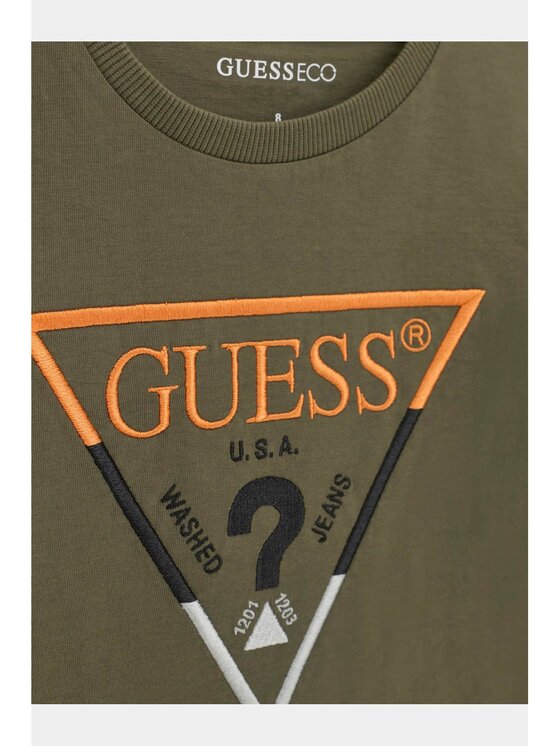 Guess Kids Guess Kids T-Shirt 185356 Zelená Classic Fit