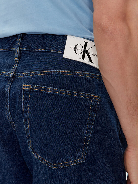 Calvin Klein Jeans Calvin Klein Jeans Kratke traperice J30J324870 Plava Regular Fit