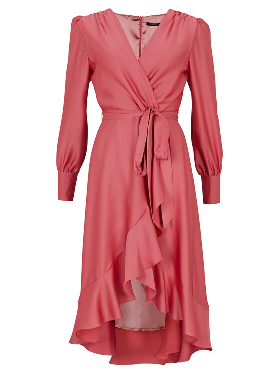 Swing Swing Sukienka koktajlowa 5AE05800 Czerwony Regular Fit