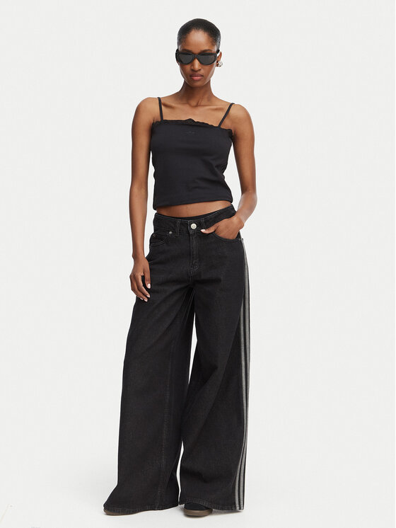 adidas adidas Jeans Firebird Adilenium KD2905 Nero Wide Leg
