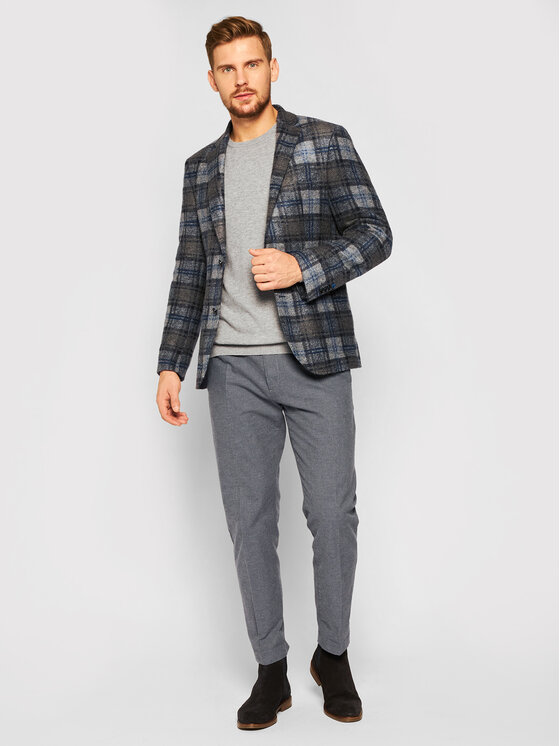 Bugatti Bugatti Піджак 698228 69239 Сірий Regular Fit