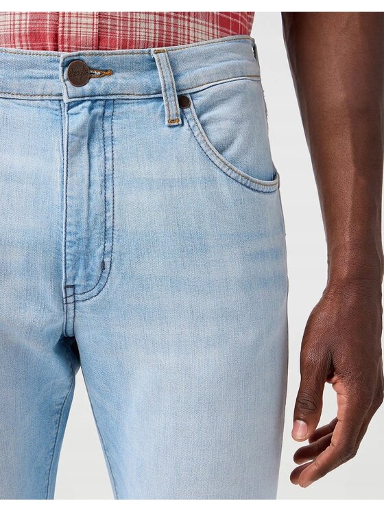 Wrangler Wrangler Jeansy LARSTON Niebieski Slim Fit