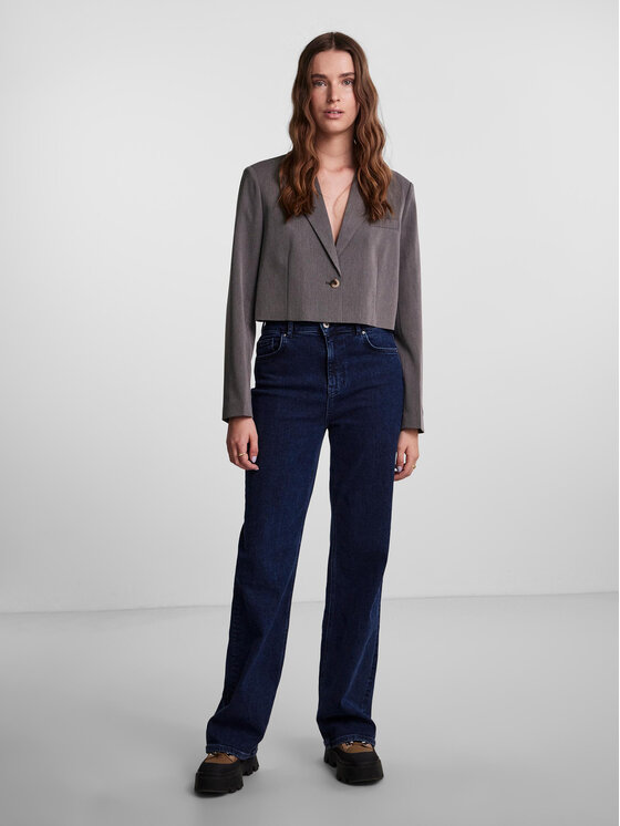 Pieces Pieces Sakoi 17141850 Siva Cropped Fit