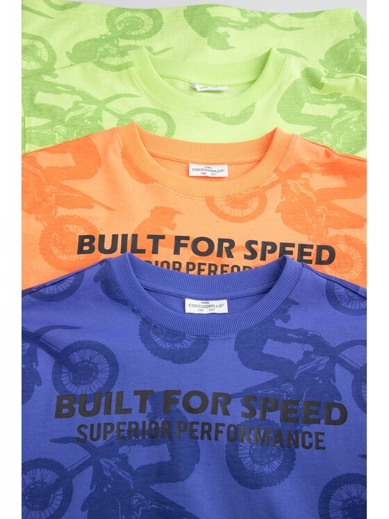 Coccodrillo Coccodrillo T-Shirt WC6143201HBJ-006 Pomarańczowy Regular Fit