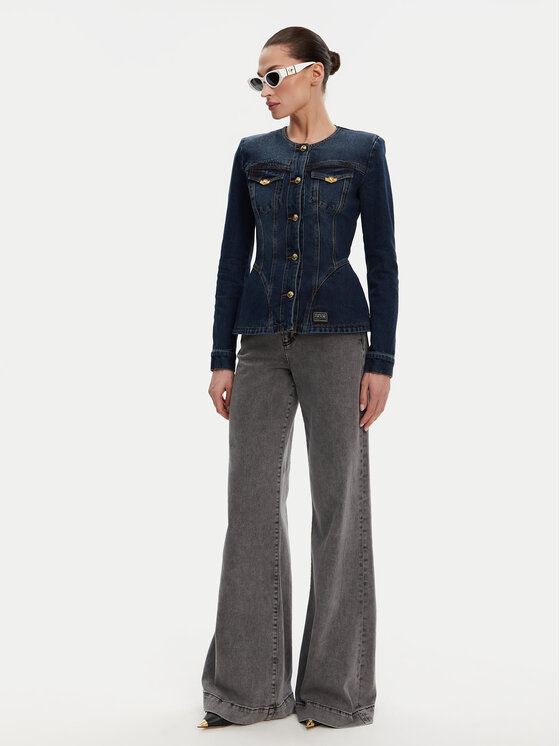 Versace Jeans Couture Versace Jeans Couture Kurtka jeansowa 78HAS457 Niebieski Slim Fit