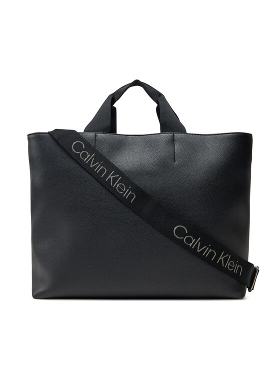 Calvin Klein Jeans Calvin Klein Jeans Rankinė Ultralight Tote Pu LV04K3132G Juoda