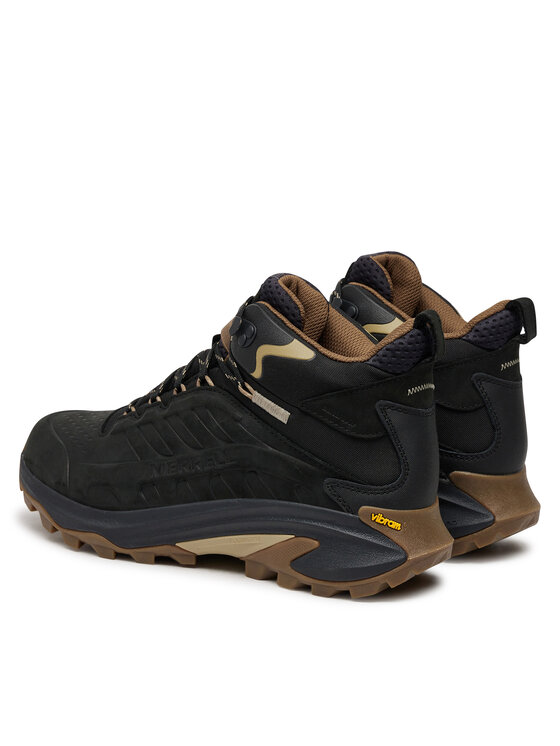 Merrell Merrell Trekkingi Moab Speed 2 Leather MID Waterproof J037777 Czarny