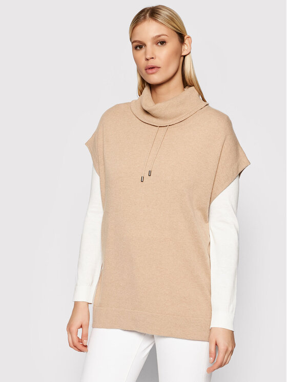United Colors Of Benetton United Colors Of Benetton Pulover 1035D200A Bej Regular Fit