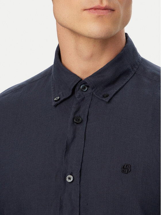 BOSS BOSS Риза H-Liam 50556077 Тъмносин Regular Fit