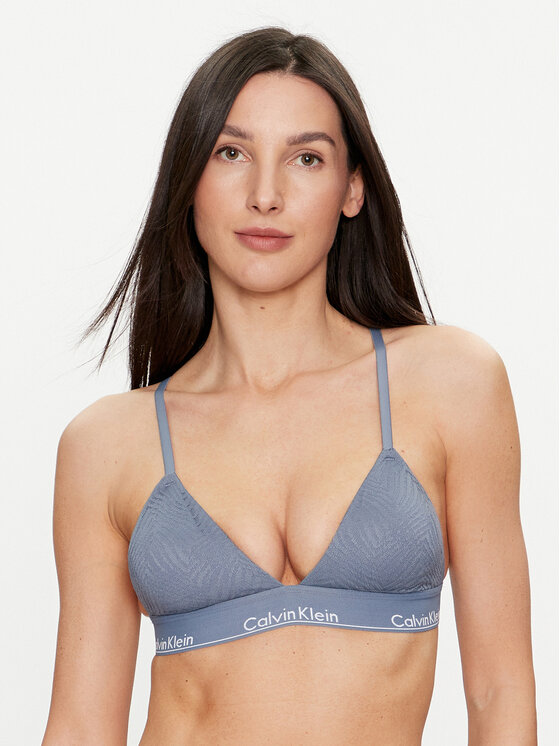 Calvin Klein Underwear Calvin Klein Underwear Sutien Bralette 000QF7077E Albastru