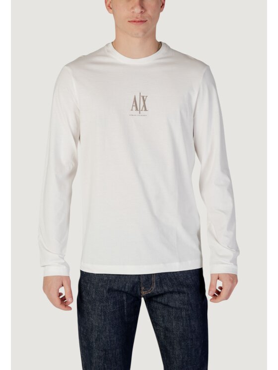 Armani Exchange Armani Exchange Longsleeve XM000364 AF12308 Biały Shirt Fit