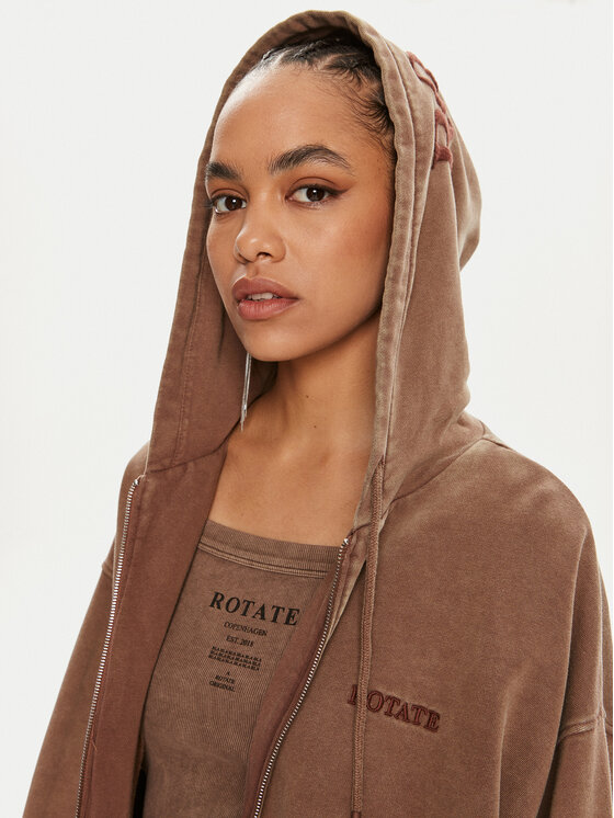 ROTATE ROTATE Μπλούζα 1124721705 Καφέ Boxy Fit