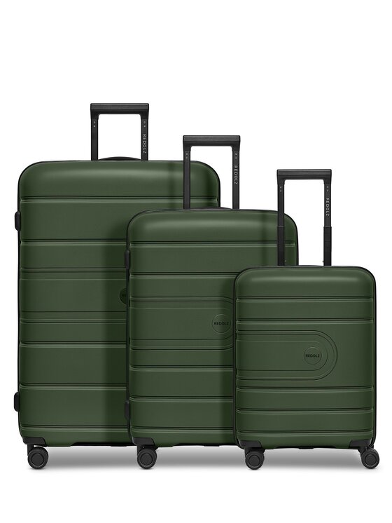 Redolz Redolz Komplet walizek 320908 Zielony