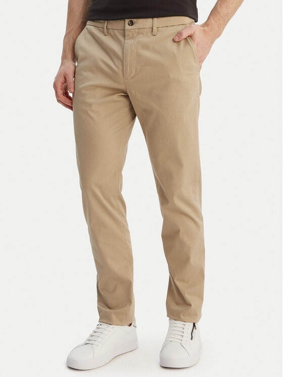 Tommy Hilfiger Tommy Hilfiger Chinos Denton MW0MW41923 Bézs Regular Fit