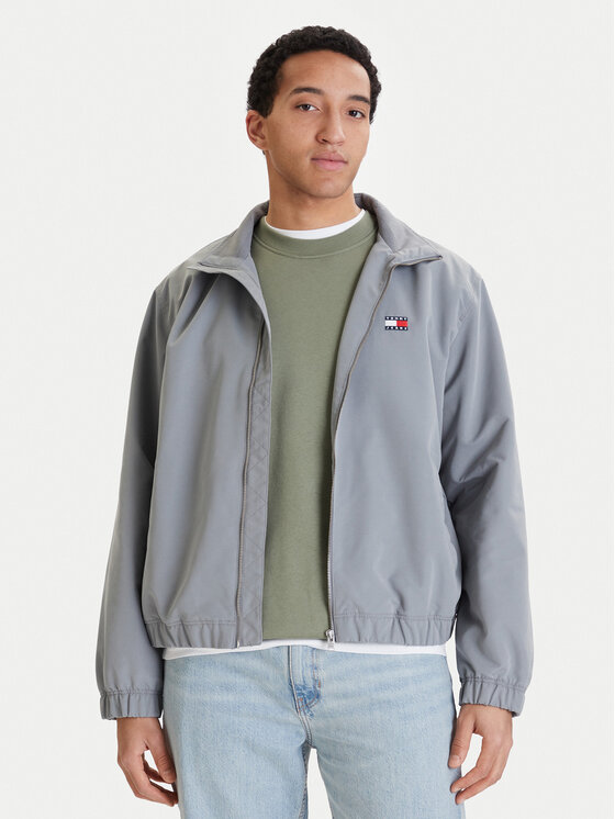 Tommy Jeans Tommy Jeans Pārejas jaka Essential DM0DM22720 Pelēks Regular Fit