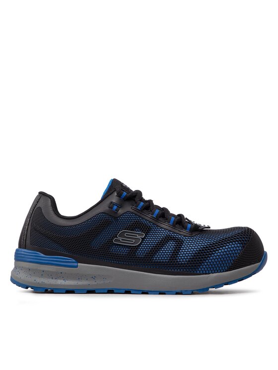 Skechers Īsi apavi Bulklin 77180EC/BLU Melns