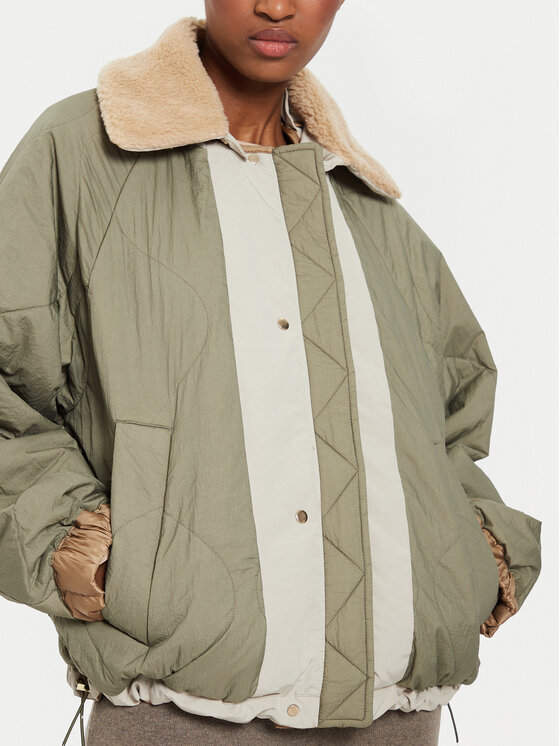Weekend Max Mara Übergangsjacke 2425486021650 Khakifarben Regular 