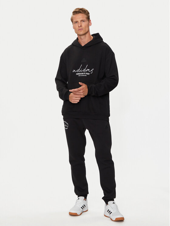 adidas adidas Bluza Brand Love IW3533 Czarny Loose Fit