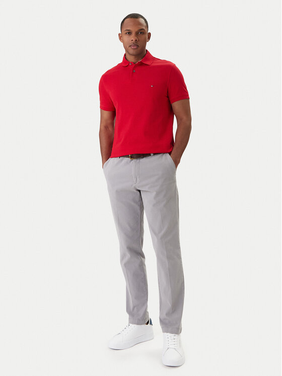 Tommy Hilfiger Tommy Hilfiger Polokošeľa 1985 MW0MW17770 Červená Regular Fit