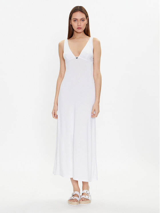 Emporio Armani Každodenné šaty 262729 3R314 00010 Biela Regular Fit