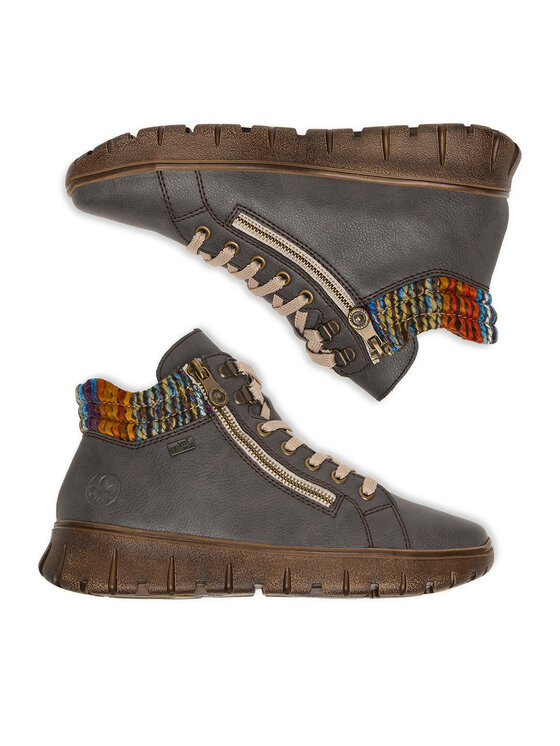 Rieker Rieker Μποτίνια N1305-45 Γκρι