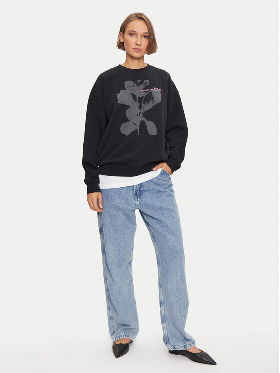 REPLAY Replay Bluză W3638A.000.22738P Negru Loose Fit