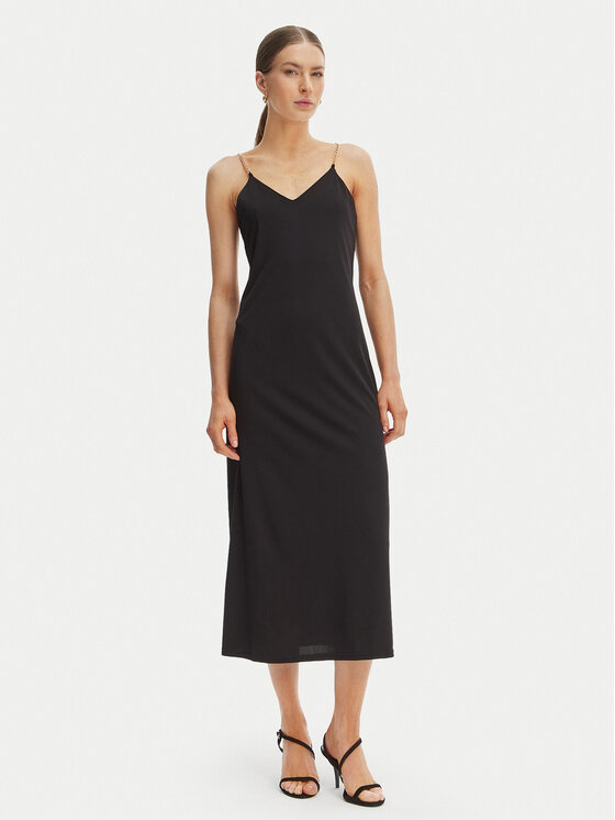 Morgan Rochie cocktail 261-RYAN Negru Regular Fit