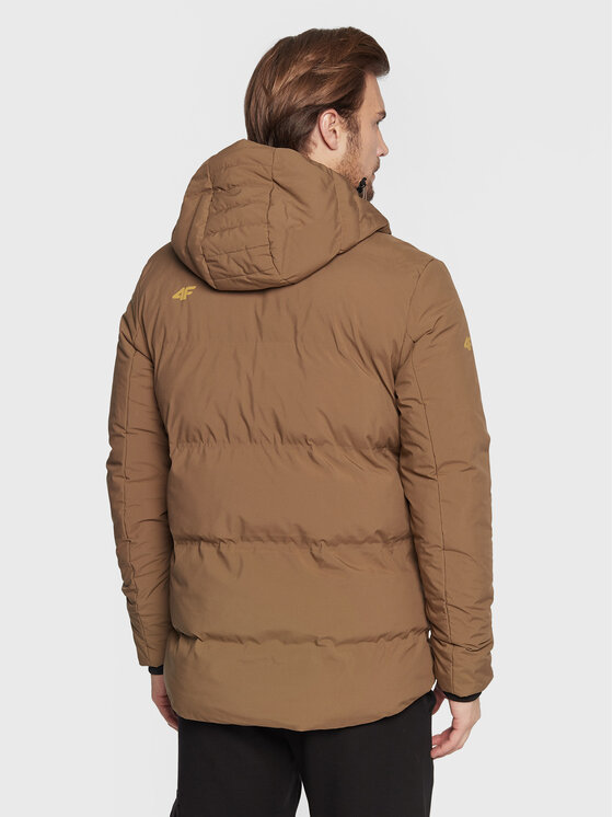 4F 4F Žieminė striukė H4Z22-KUMP007 Ruda Regular Fit